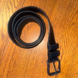 Wrangler Black Leather Belt 44/110